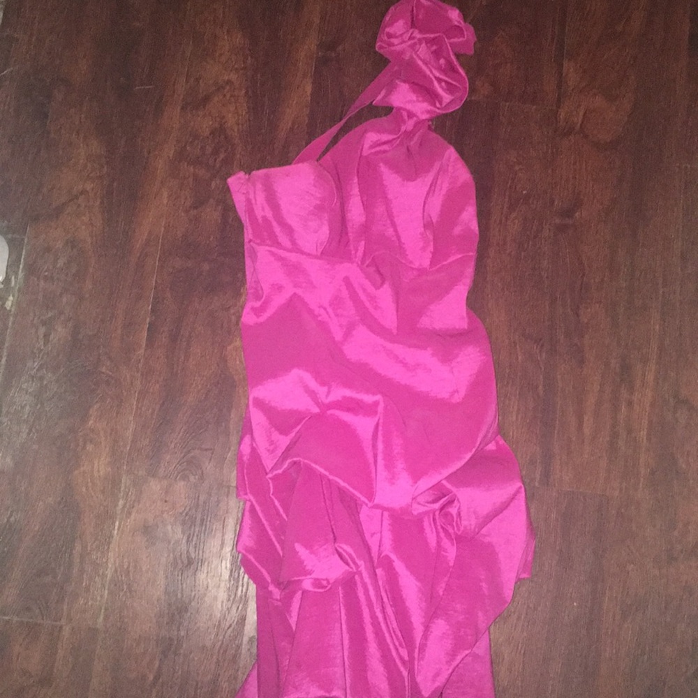 Lord and Taylor dress; Jessica McClintock